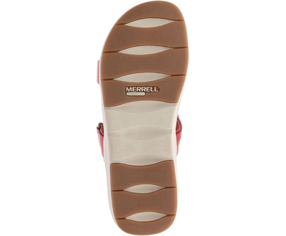 Sandały Merrell Damskie Czerwone - Kalari Shaw Slide - 827054-WAJ